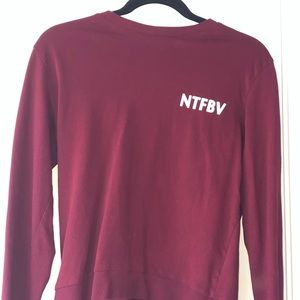 “No time for bad vibes” long sleeve T-shirt